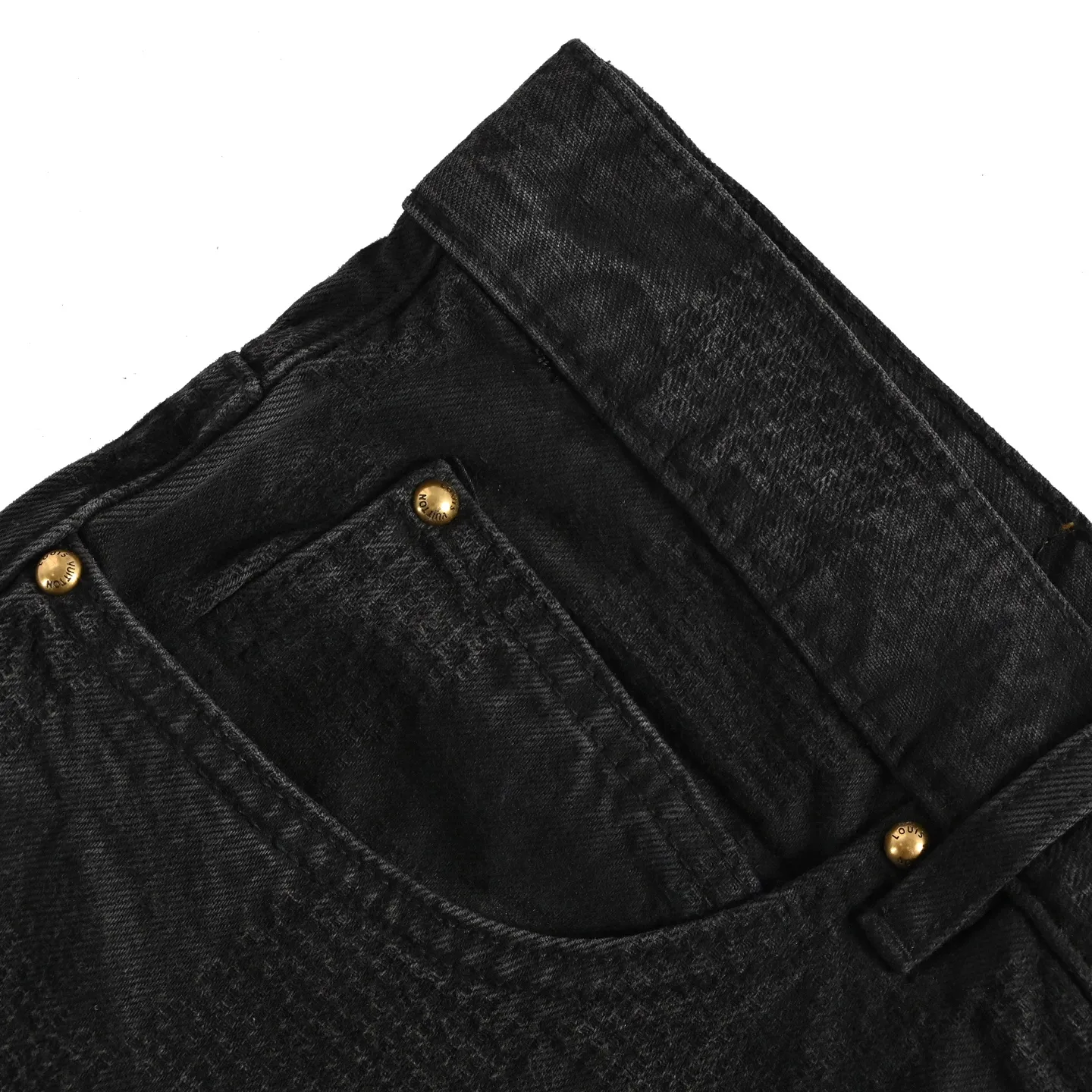 Louis Vuitton/Louis Vuitton dark checkerboard jeans